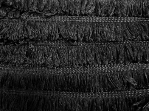 Great value 25mm Fringe Trim- Black #T332 available to order online New Zealand