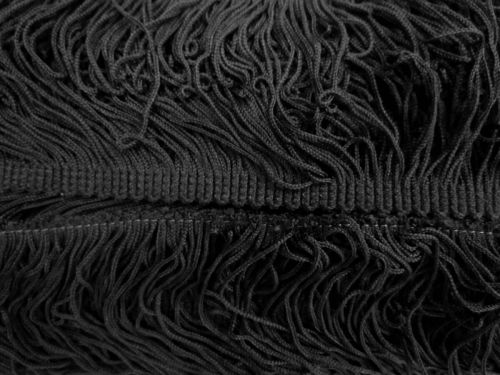 Great value 105mm Fringe Trim- Black #T349 available to order online New Zealand