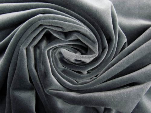 Great value Stretch Velvet- Moody Grey #11503 available to order online New Zealand