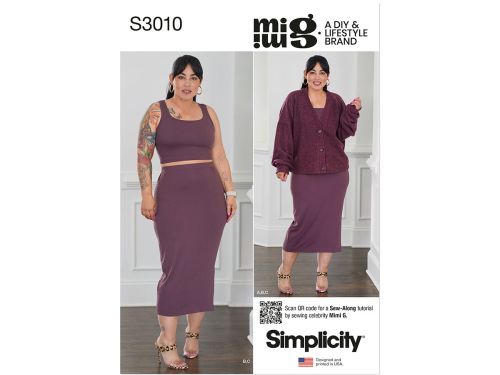 Great value *Seconds* Simplicity Pattern S3010 MISSES SPORTSWEAR- Size K5 (8-10-12-14-16) available to order online New Zealand