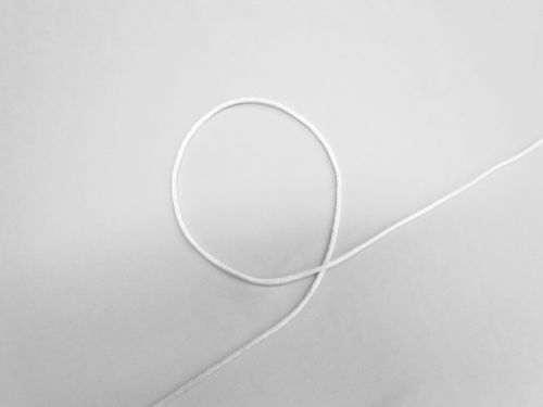 Great value 3mm Rat Tail Ribbon- Snowflake White #T721 available to order online New Zealand