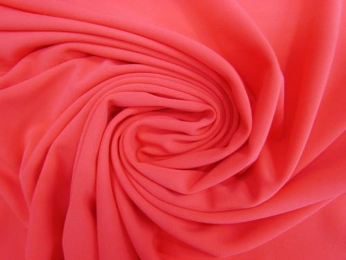 Great value Lightweight Ponte- Neon Coral #13085 available to order online New Zealand