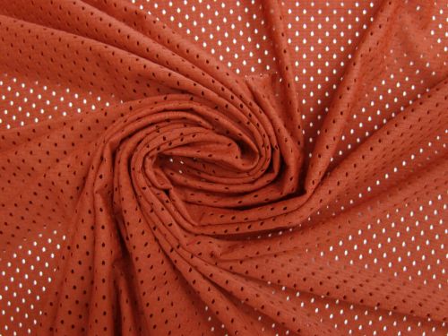 Great value Baseline Stretch Basketball Mesh- Sienna Red #13388 available to order online New Zealand