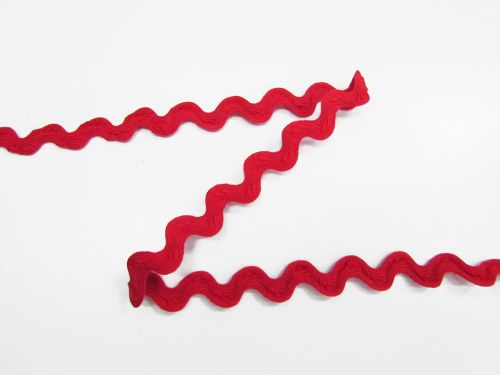 Great value 18mm Ric Rac Trim- Chilli Red #T906 available to order online New Zealand