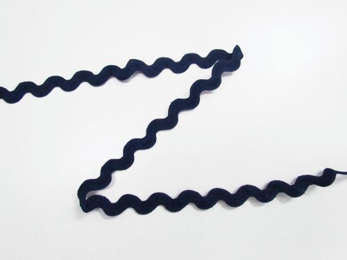 Great value 16mm Ric Rac Trim- Navy Blue #T907 available to order online New Zealand
