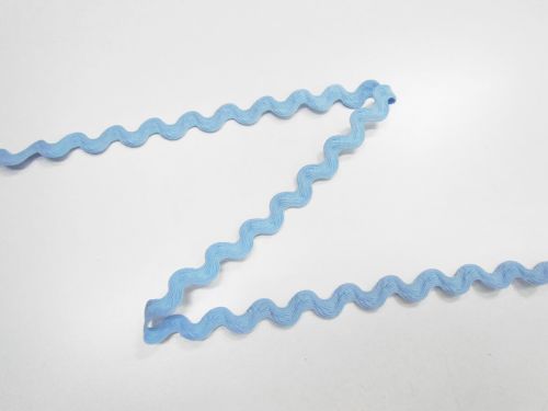 Great value 16mm Ric Rac Trim- Powder Blue #T908 available to order online New Zealand