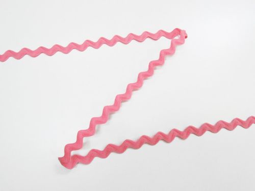 Great value 11mm Ric Rac Trim- Bubblegum Pink #T916 available to order online New Zealand