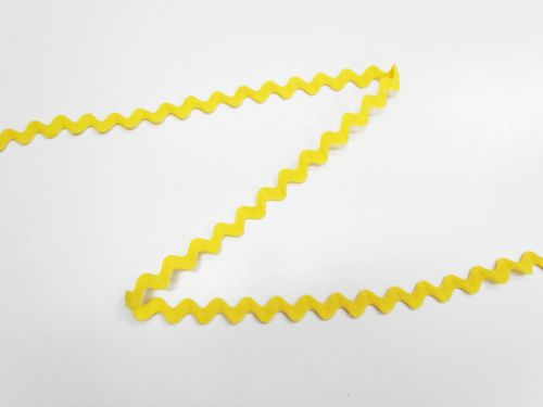 Great value 12mm Ric Rac Trim- Lemon #T918 available to order online New Zealand