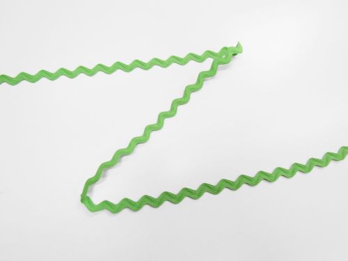 Great value 11mm Ric Rac Trim- Grass Green #T920 available to order online New Zealand