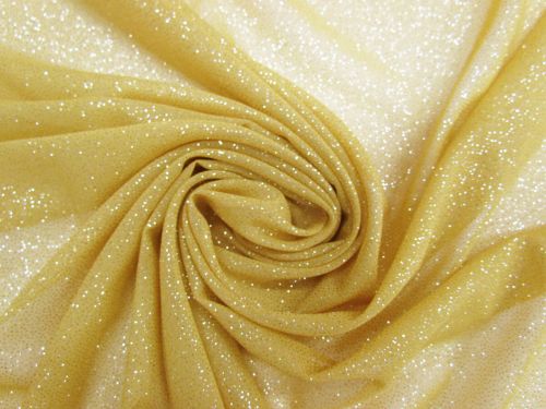 Great value Glitter Chiffon- Mustard #13750 available to order online New Zealand