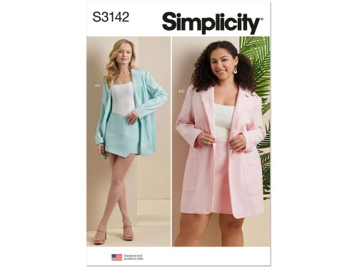 Great value *Seconds* Simplicity Pattern S3142 MISSES / PLUS SPORTSWEAR- Size M1 (10-12-14-16-18) available to order online New Zealand
