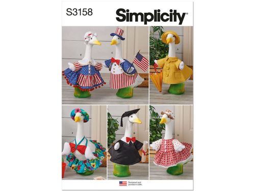 Great value *Seconds* Simplicity Pattern S3158 UNDEFINED OTHER CRAFT- Size OS (ONE SIZE) available to order online New Zealand