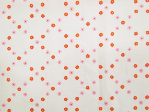 Great value Ruby Star Society Cotton- Best Day Ever- Diamond Flowers- Posy Orange available to order online New Zealand