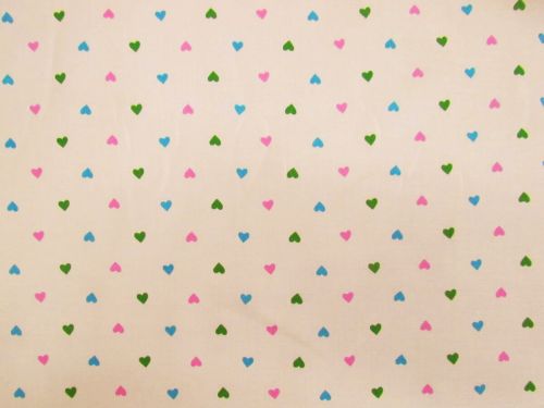 Great value Ruby Star Society Cotton- Best Day Ever- Hearts- Peach Cream available to order online New Zealand