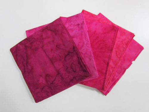 Great value Tonal Batik- 5 x Fat 1/4 Pack- Berry available to order online New Zealand