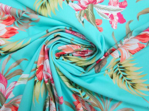 Great value Hibiscus Beach Matte Spandex #14303 available to order online New Zealand