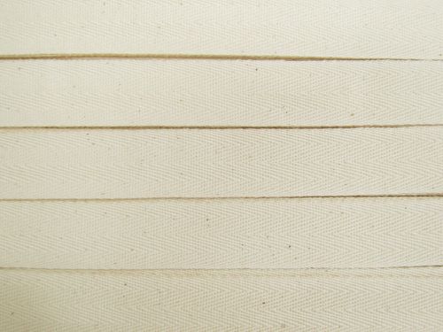 Great value 25mm Cotton Herringbone Tape- Natural #T1121 available to order online New Zealand