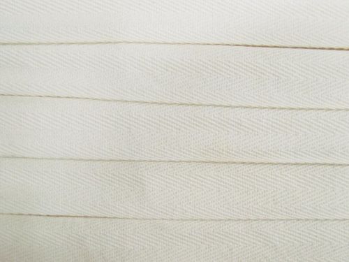 Great value 25mm Cotton Herringbone Tape- Ivory #T1123 available to order online New Zealand