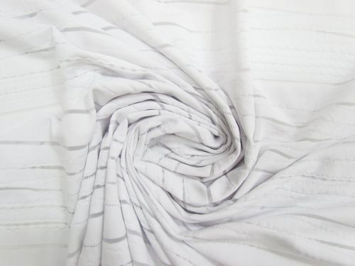 Great value Blizzard Stripe Jacquard Spandex #14384 available to order online New Zealand
