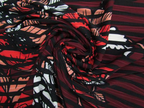 Great value Poppy Fields Stripe Jersey- Maroon #14417 available to order online New Zealand