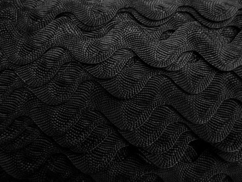 Great value 40mm Ric Rac Trim- Coal Black #T1198 available to order online New Zealand