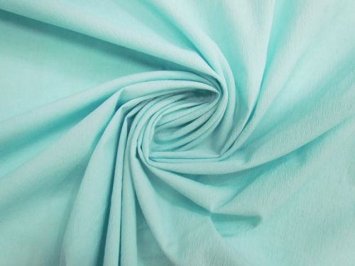 Great value Stretch Crinkle Cotton Blend- Summer Aqua #14561 available to order online New Zealand