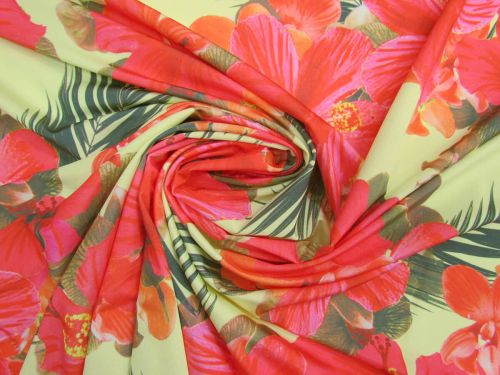 Great value Miami Breeze Lightweight Shiny Spandex- Yellow #14572 available to order online New Zealand