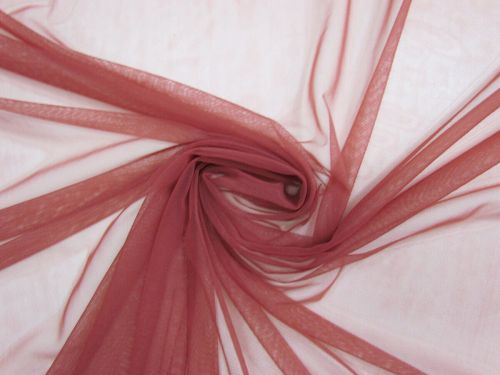 Great value Fine 2 Way Stretch Mesh- Muted Brick Red #14631 available to order online New Zealand