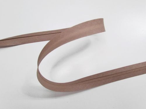 Great value 19mm Poly Cotton Bias Binding- Muted Brown #T1259 available to order online New Zealand