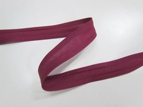 Great value 30mm Poly Cotton Bias Binding- Burgundy Purple #T1269 available to order online New Zealand