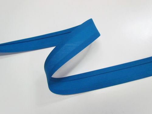Great value 30mm Poly Cotton Bias Binding- Blue #T1267 available to order online New Zealand