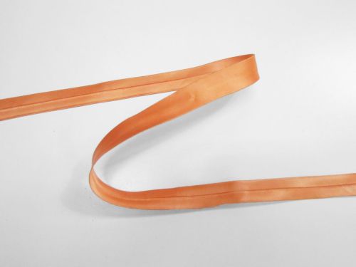 Great value *Seconds* 15mm Satin Bias Binding- Light Orange #T1283 available to order online New Zealand