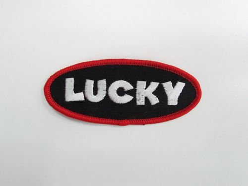 Great value Sew On Patch Motif- Lucky- P08 available to order online New Zealand