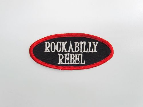 Great value Sew On Patch Motif- Rockabilly Rebel- P09 available to order online New Zealand