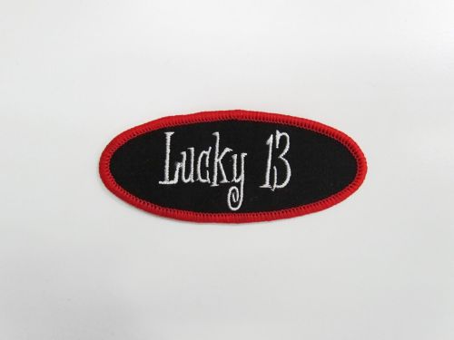Great value Sew On Patch Motif- Lucky 13- P10 available to order online New Zealand