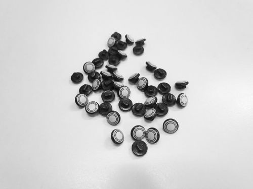 Great value 10mm Shank Button- Black Bullseye- FB717 available to order online New Zealand