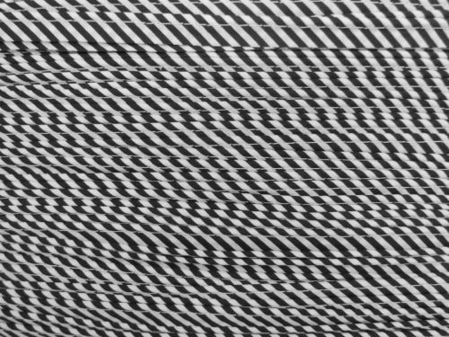 Great value Cotton Polyester Piping Tape- Black And White Stripe #T1284 available to order online New Zealand