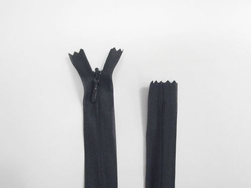 Great value 45cm Invisible Zip- Charcoal Black #TRW280 available to order online New Zealand