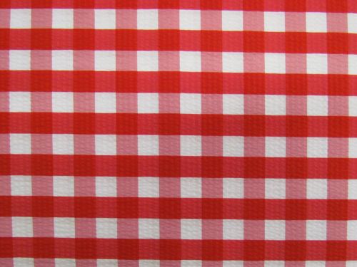 Great value Devonstone Fashion- Gingham Seersucker Cotton- Red- DVF1201 available to order online New Zealand