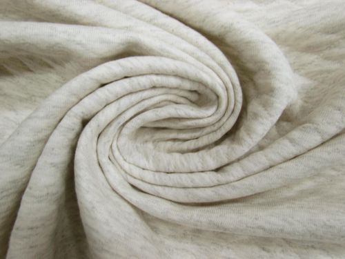 Great value Quilted Cotton Jersey- Snow Grey Marle #14764 available to order online New Zealand