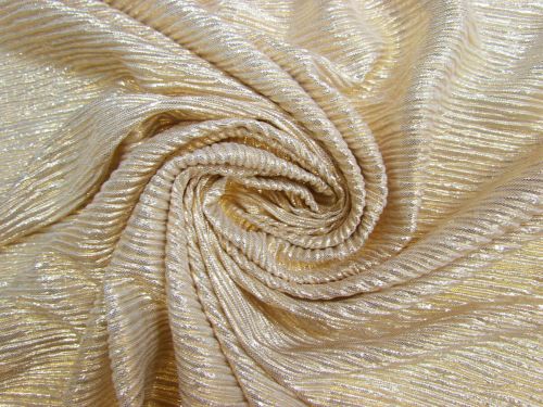 Great value Aphrodite Pleated Metallic Knit- Light Gold #14771 available to order online New Zealand