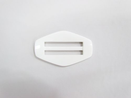 Great value 60mm Plastic Hexagon Buckle- White- RW726 available to order online New Zealand