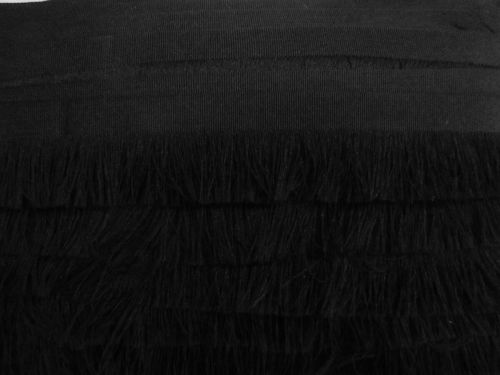 Great value 38mm Fringe Trim- Black #T1322 available to order online New Zealand