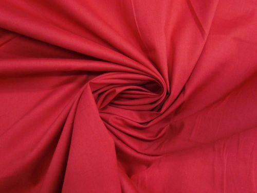 Great value Stretch Cotton Shirting- Strawberry Field Red #14822 available to order online New Zealand