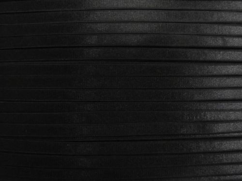 Great value 8mm Shiny Lingerie Strap Elastic- Black #T1325 available to order online New Zealand