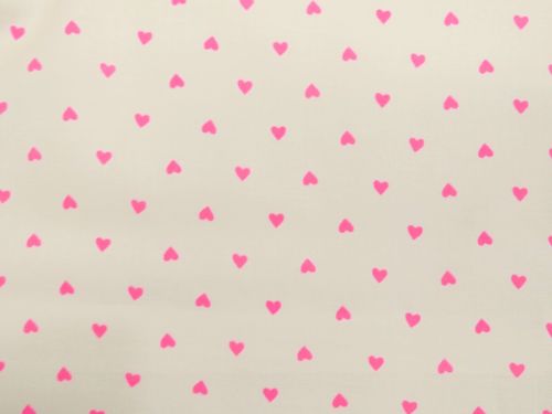 Great value Ruby Star Society Cotton- Trinketry- Hearts- Neon Pink available to order online New Zealand