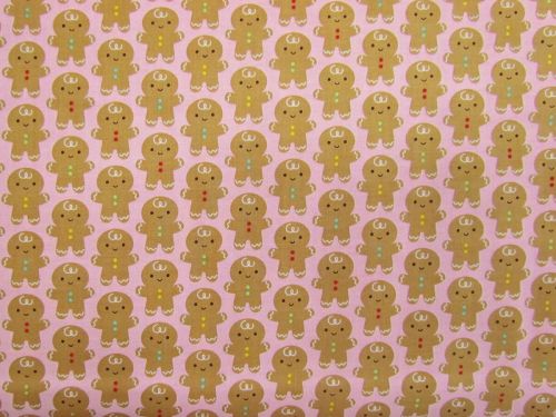 Great value Gingerbread Kisses- Gingerbread Men- Pink- C16442 available to order online New Zealand
