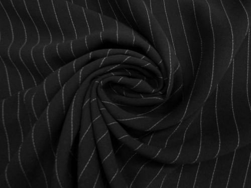 Great value Chalkboard Pinstripe Crepe #15139 available to order online New Zealand
