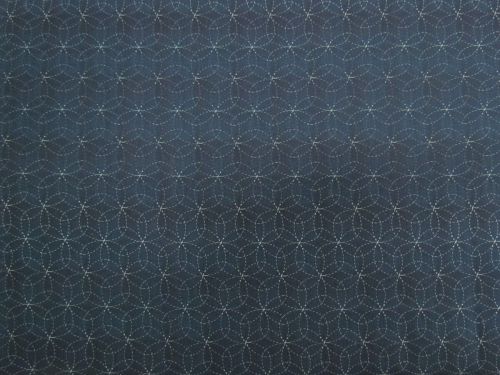 Great value Shibori Flowers Cotton- Navy #PW1602 available to order online New Zealand