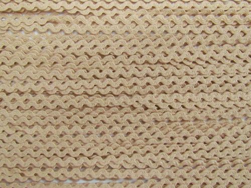 Great value 5mm Ric Rac Trim- Beige #T1358 available to order online New Zealand